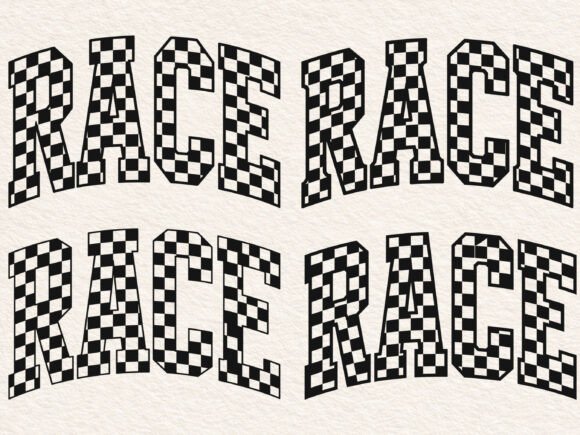 Checkered Race Day SVG PNG Retro Game