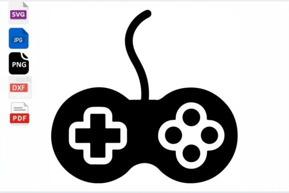 Retro Game Controller SVG PNG DXF Review