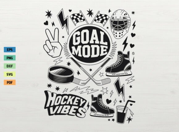 Retro Hockey Vibes SVG Game Day Shirt