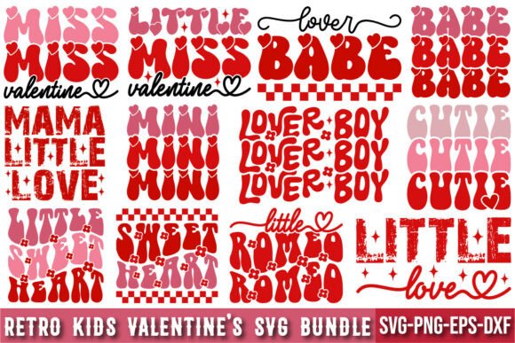 Retro Kids Valentine’s SVG Bundle Review