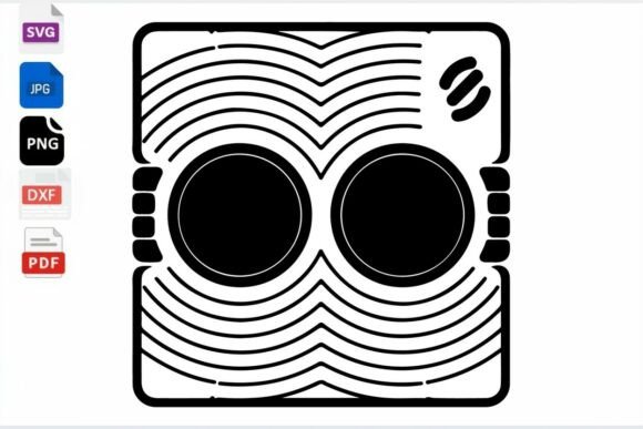 Retro Robot Head SVG Clipart Review