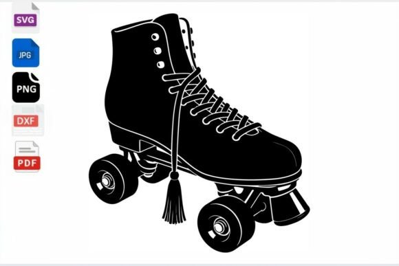Retro Roller Skate SVG Cut File Review