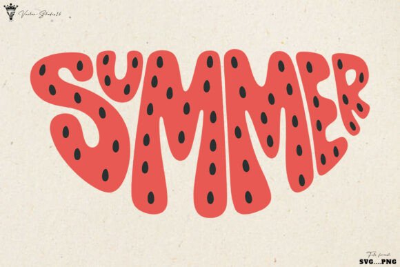Retro Summer Watermelon SVG PNG Review