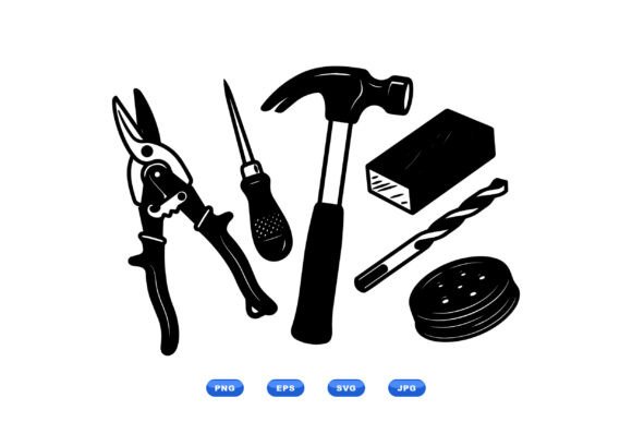 Retro Tool Clipart SVG Set: A Designer’s Embroidery Review