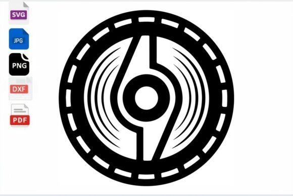 Retro Vinyl Record SVG Logo Design: An Embroidery Review