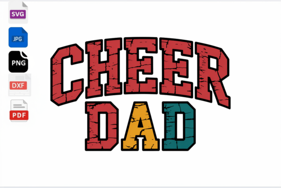 Review: Cheer Dad Vintage Retro Sport Style SVG